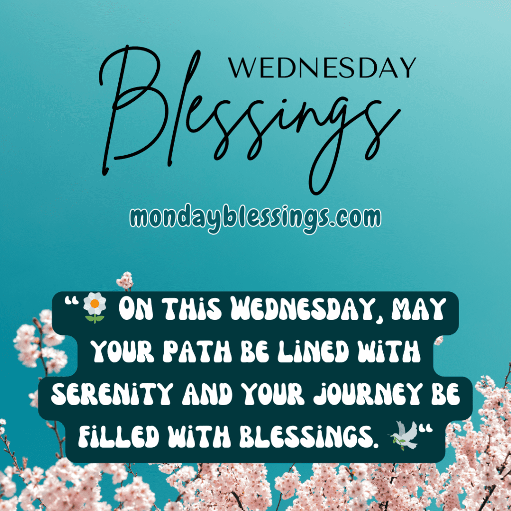 Positive Wednesday Blessings image