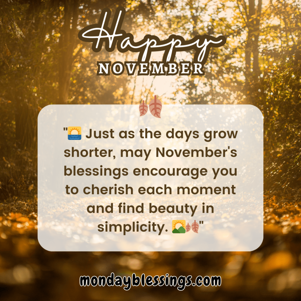 november month wishes