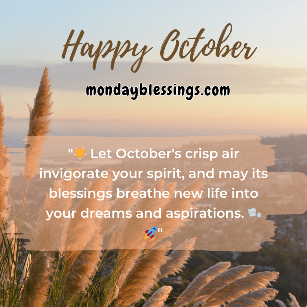 october month wishes