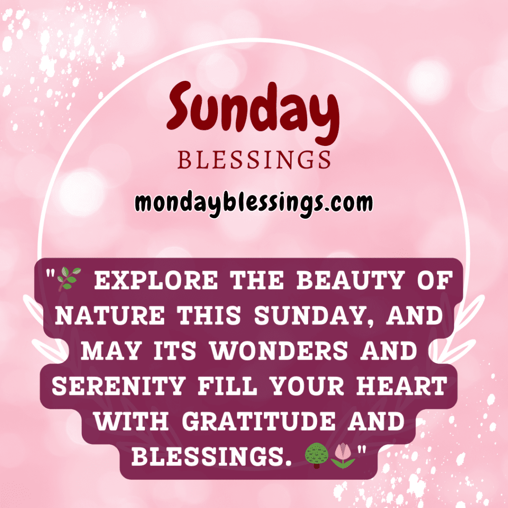 sunday blessings quotes