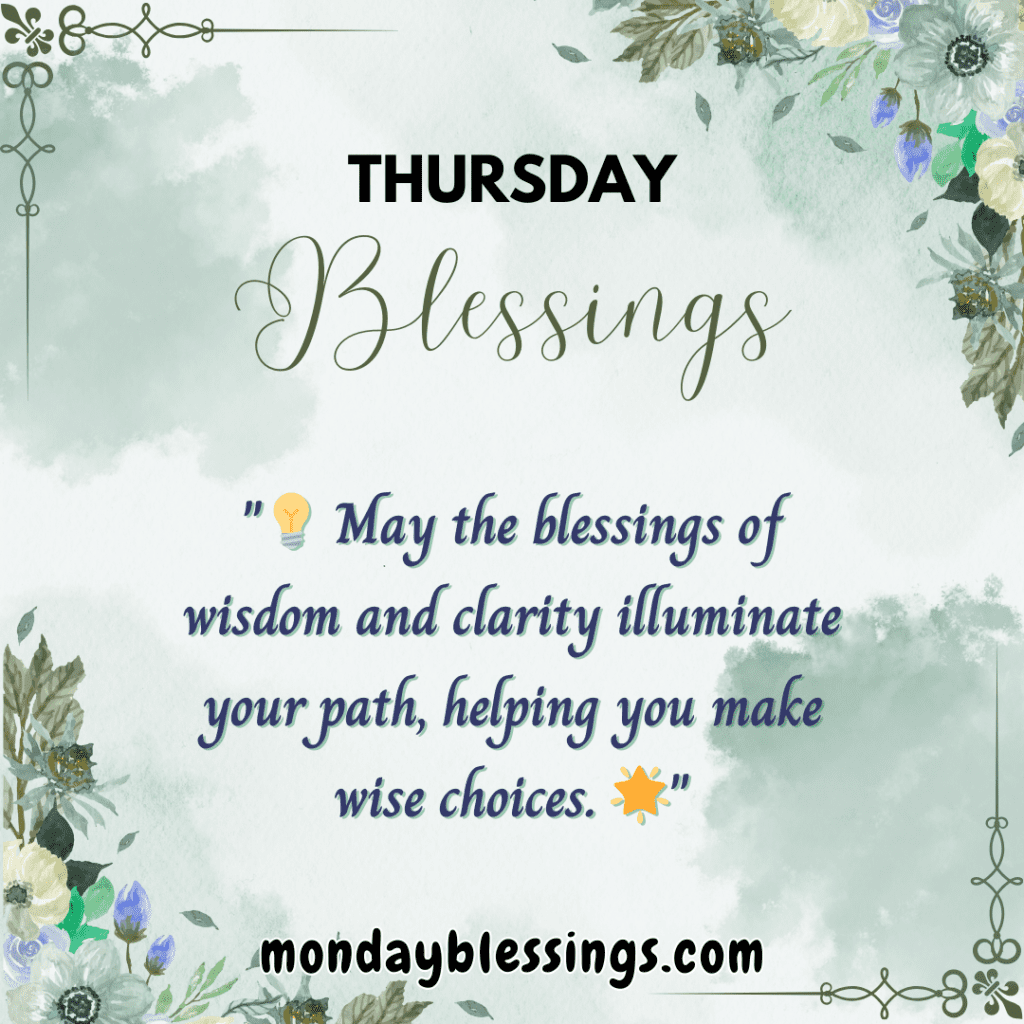 thursday bleesings quotes