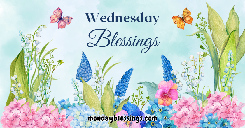 Wednesday blessings image