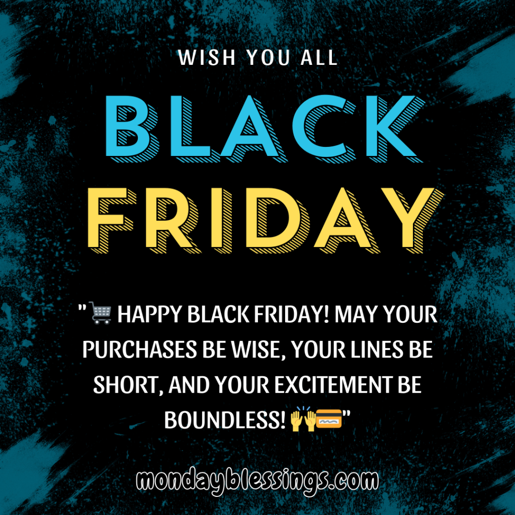 Black Friday wishes
