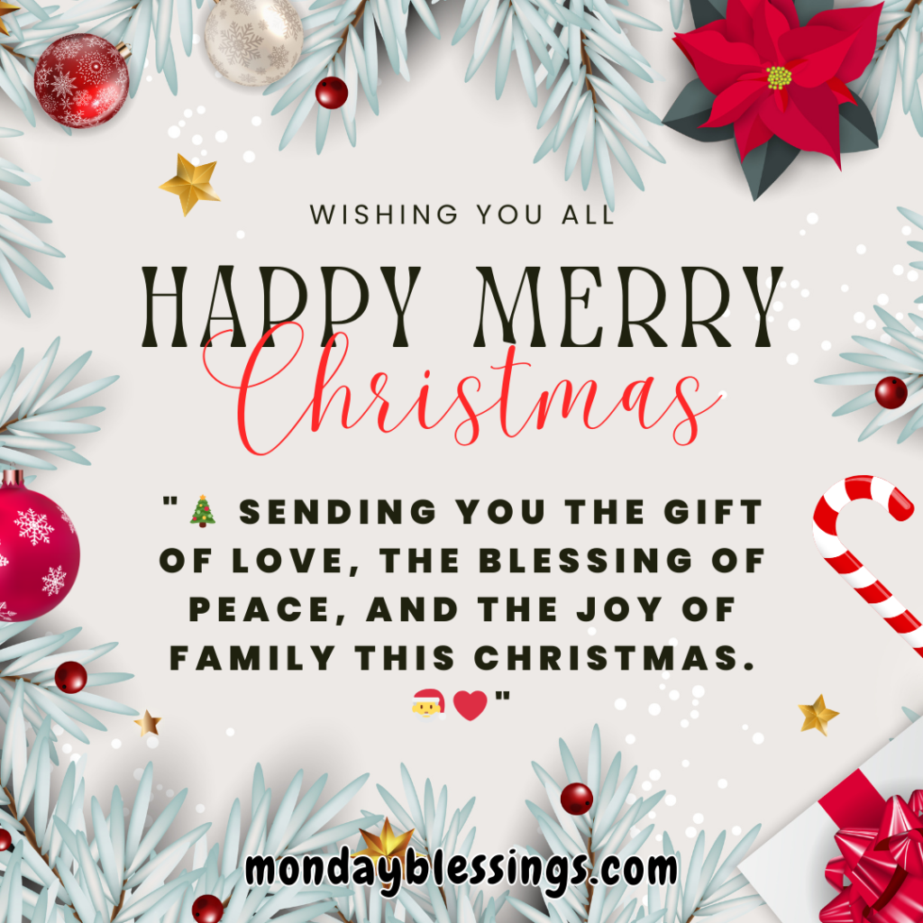 167+ Merry Christmas Quotes, Wishes, Message & Greetings (Images)