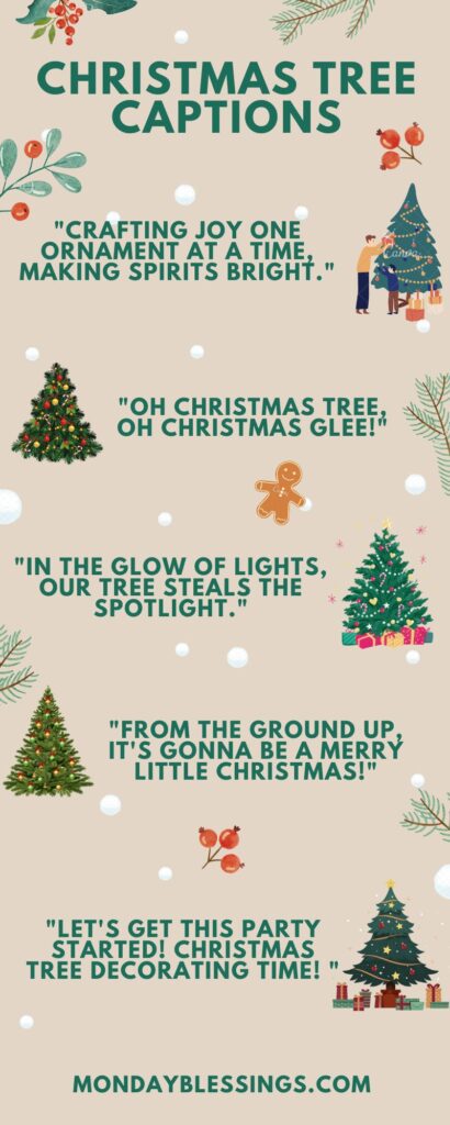 Christmas Tree Captions