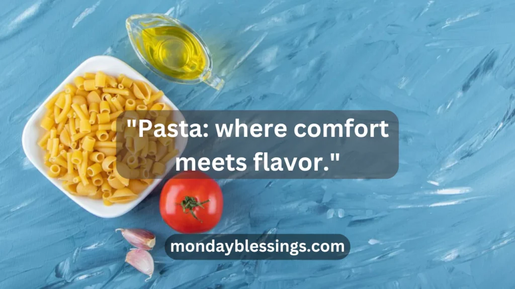 Cute Caption for Pasta Lover